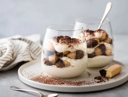 Tiramisù con savoiardi bicolore