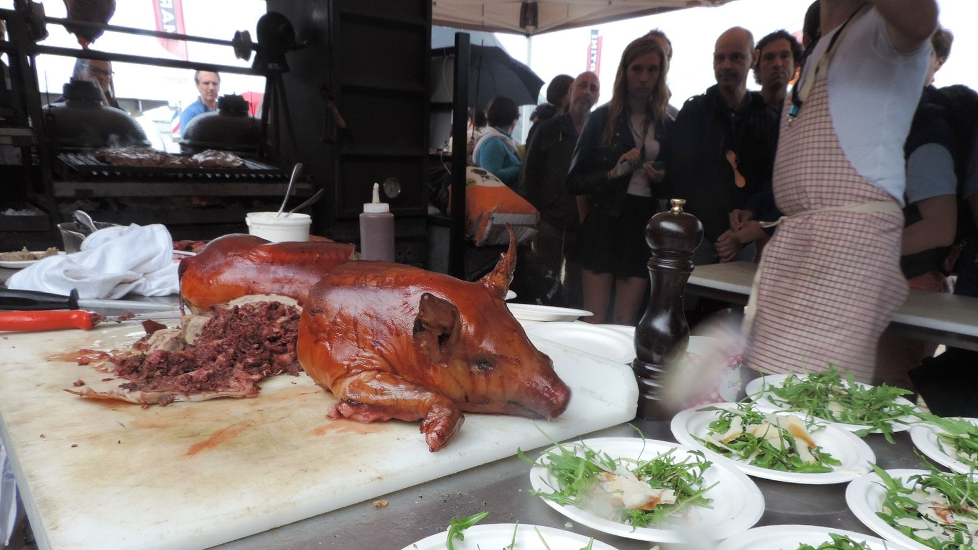 Il maialino arrosto e ripieno di sanguinaccio di Hendrik Dierendonck