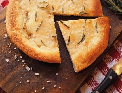 Focaccia con sale grosso e rosmarino al bimby