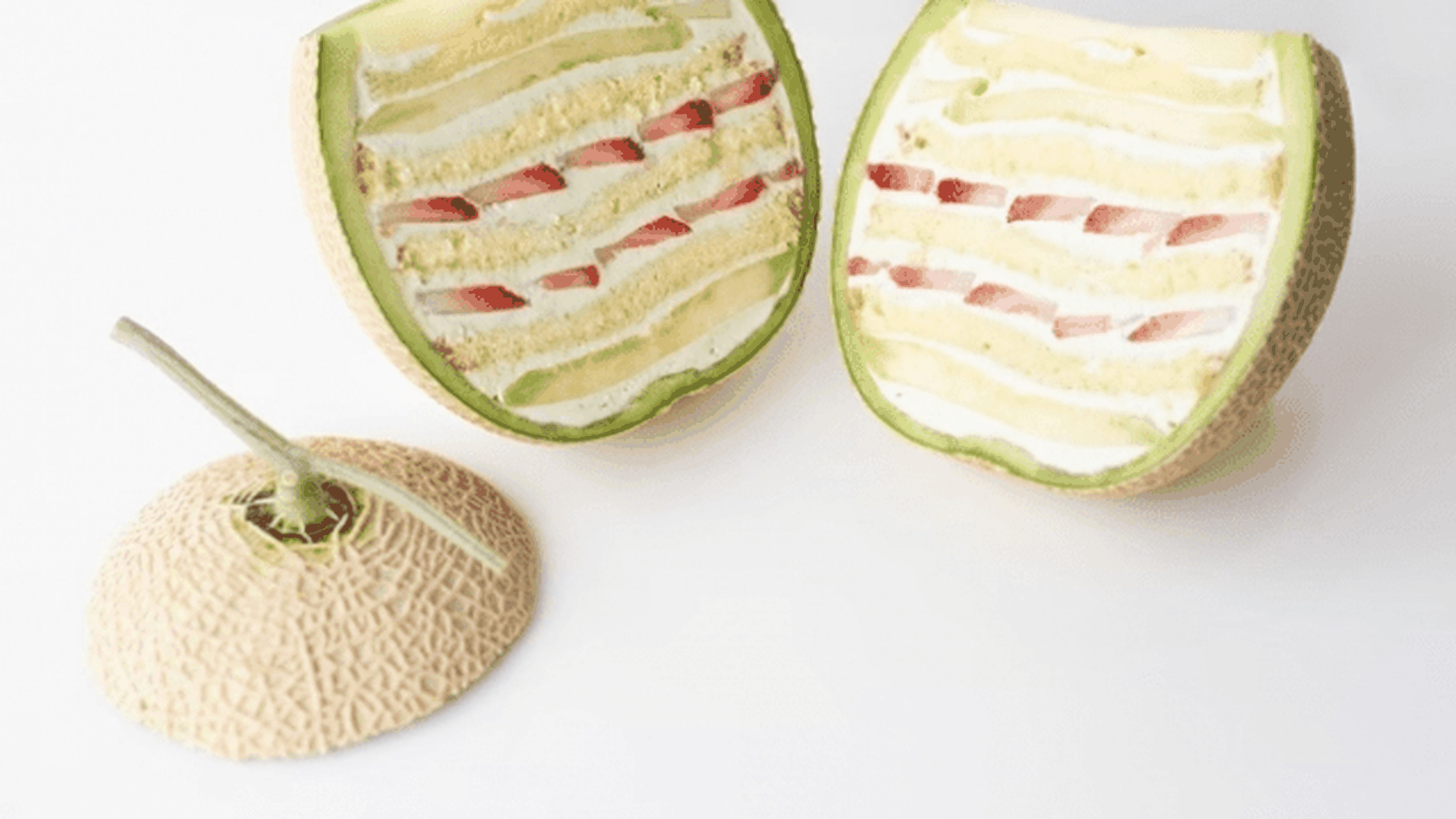 marugoto melon cake