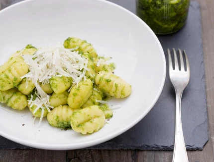 gnocchi al pesto