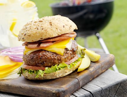 hamburger di prosciutto