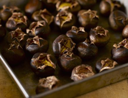 castagne al forno