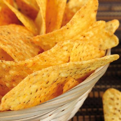 nachos con salsa