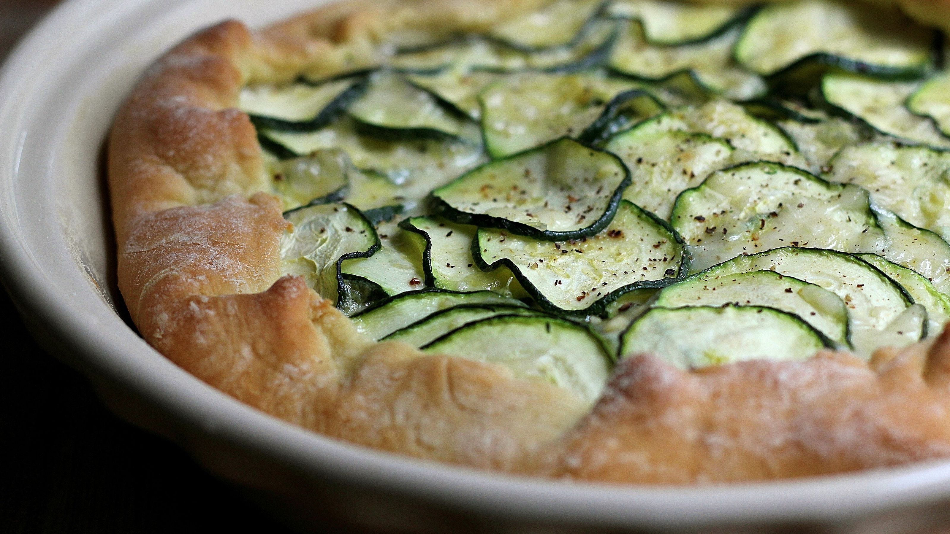 Torta rustica di zucchine
