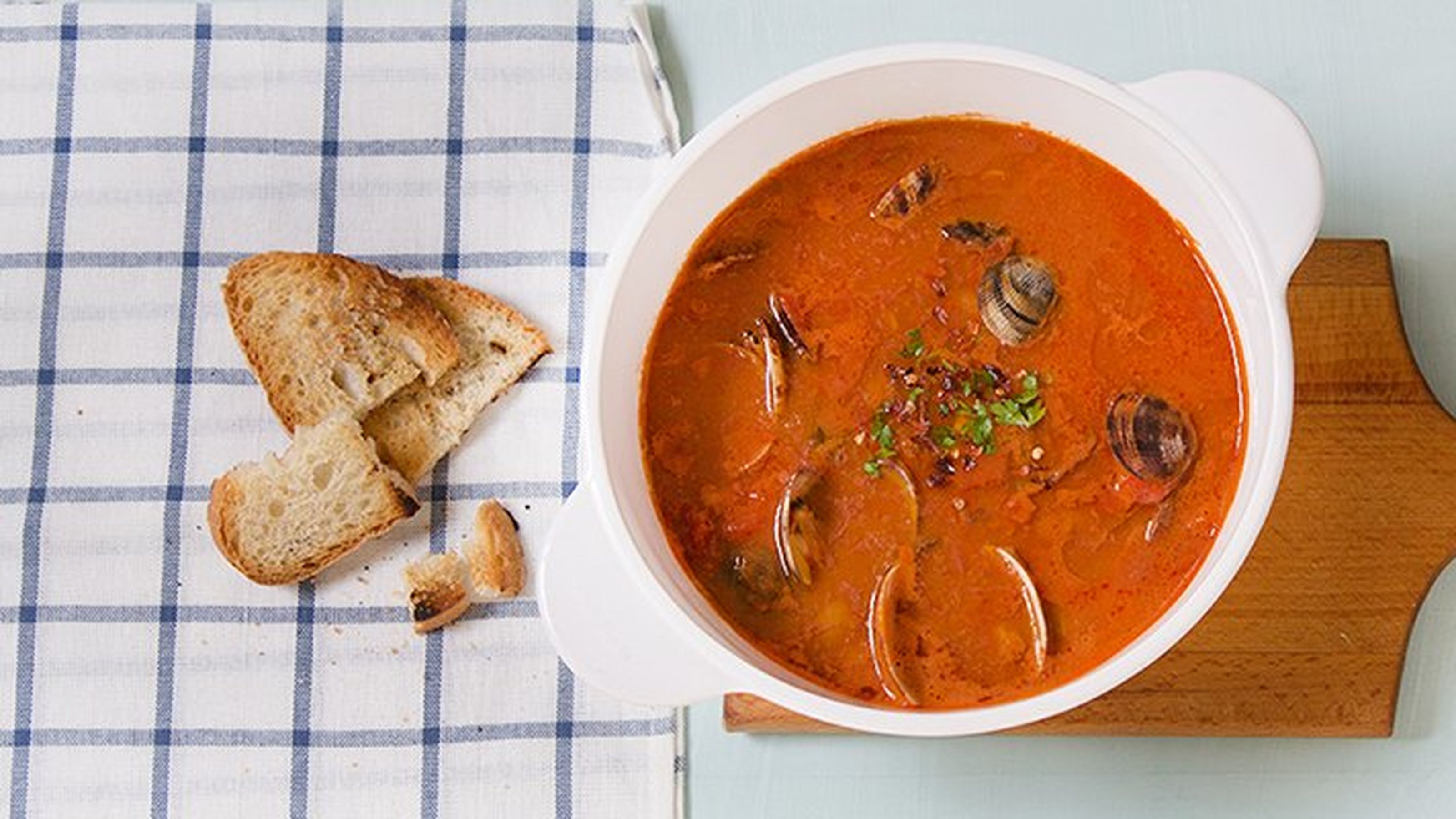 Minestra fagioli e vongole 2