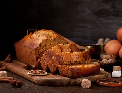 Traditional spice gingerbread cake with honey, ginger, cinnamon, nutmeg and annis