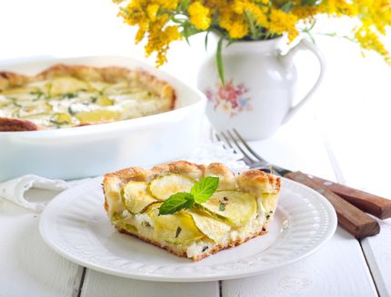 Torta salata alle zucchine