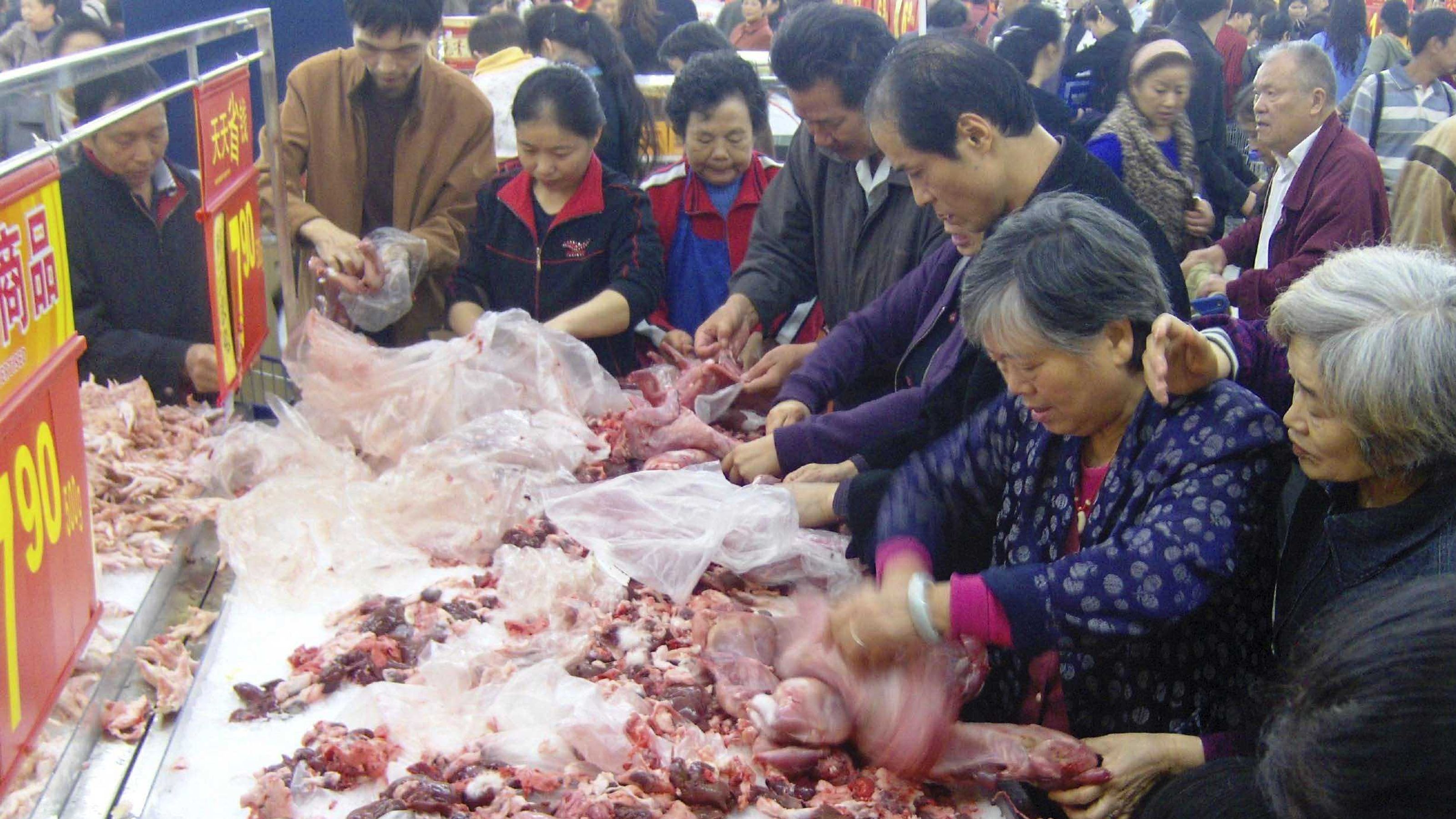 carne mista al supermarket