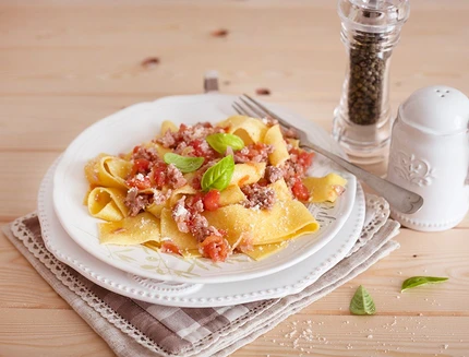 pasta con salsiccia