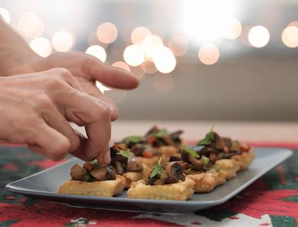 vol au vent funghi e fontina still