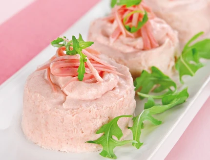 Mortadella mousse with rocket salad, Italy, Europe