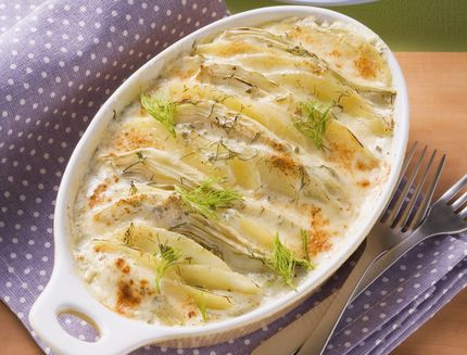 sformato di finocchi e patate