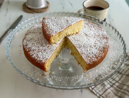 torta soffice con farina di riso