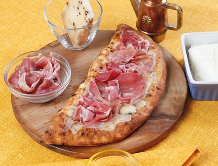 Calzone pancetta e testun still