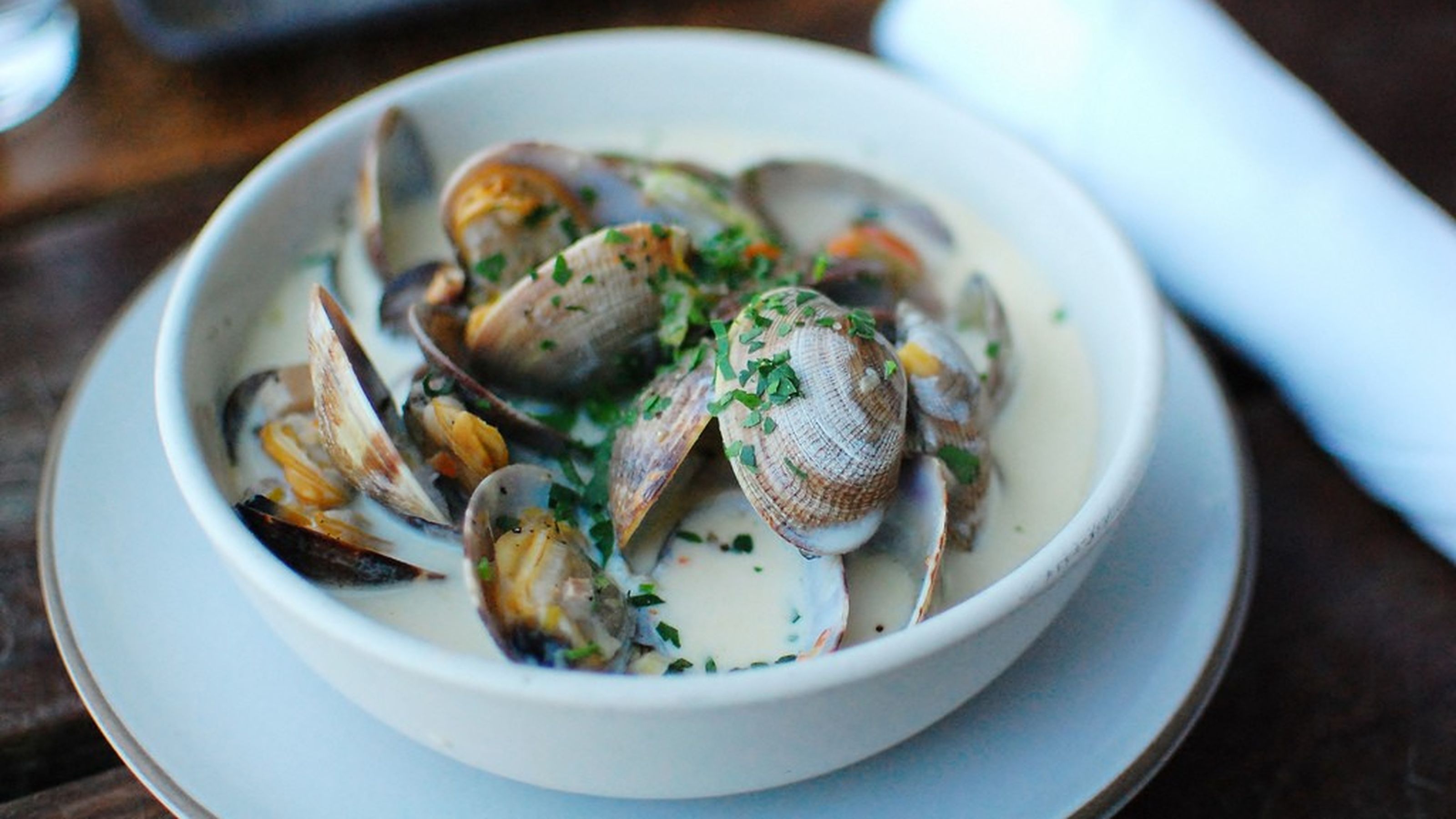 zuppa di patate e vongole