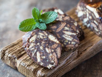 Salamino al cioccolato senza uova