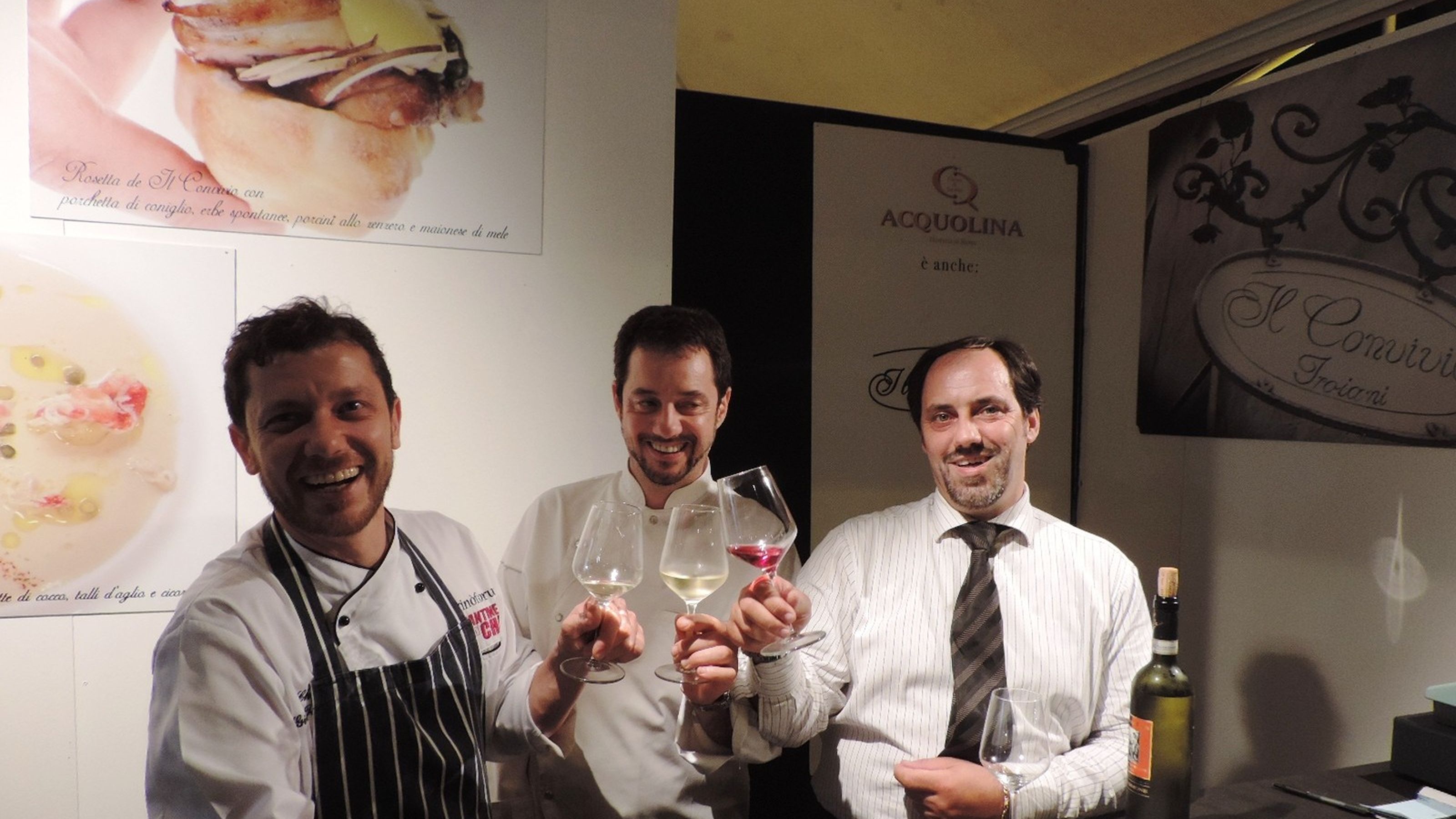 Gli chef Giulio Terrinoni e Angelo Troiani