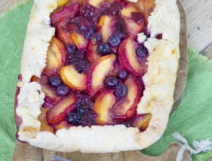 Peaches cake, Lombardy, Italy