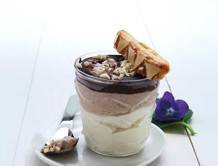Semifreddo caff√® e cioccolato (Kaffee-Schokolade-Halbgefrorenes)