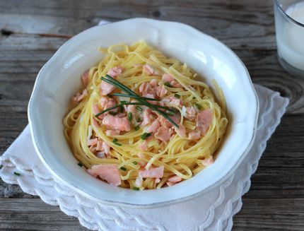 I tagliolini al salmone