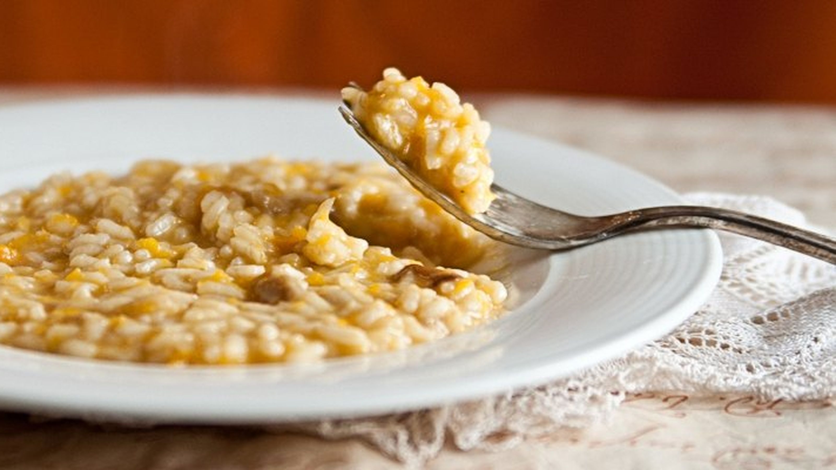 risotto zucca e porcini