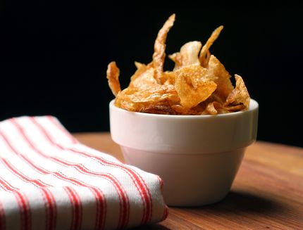 Chips di bucce di patate