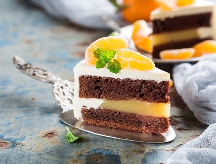 torta cioccolato e mandarini