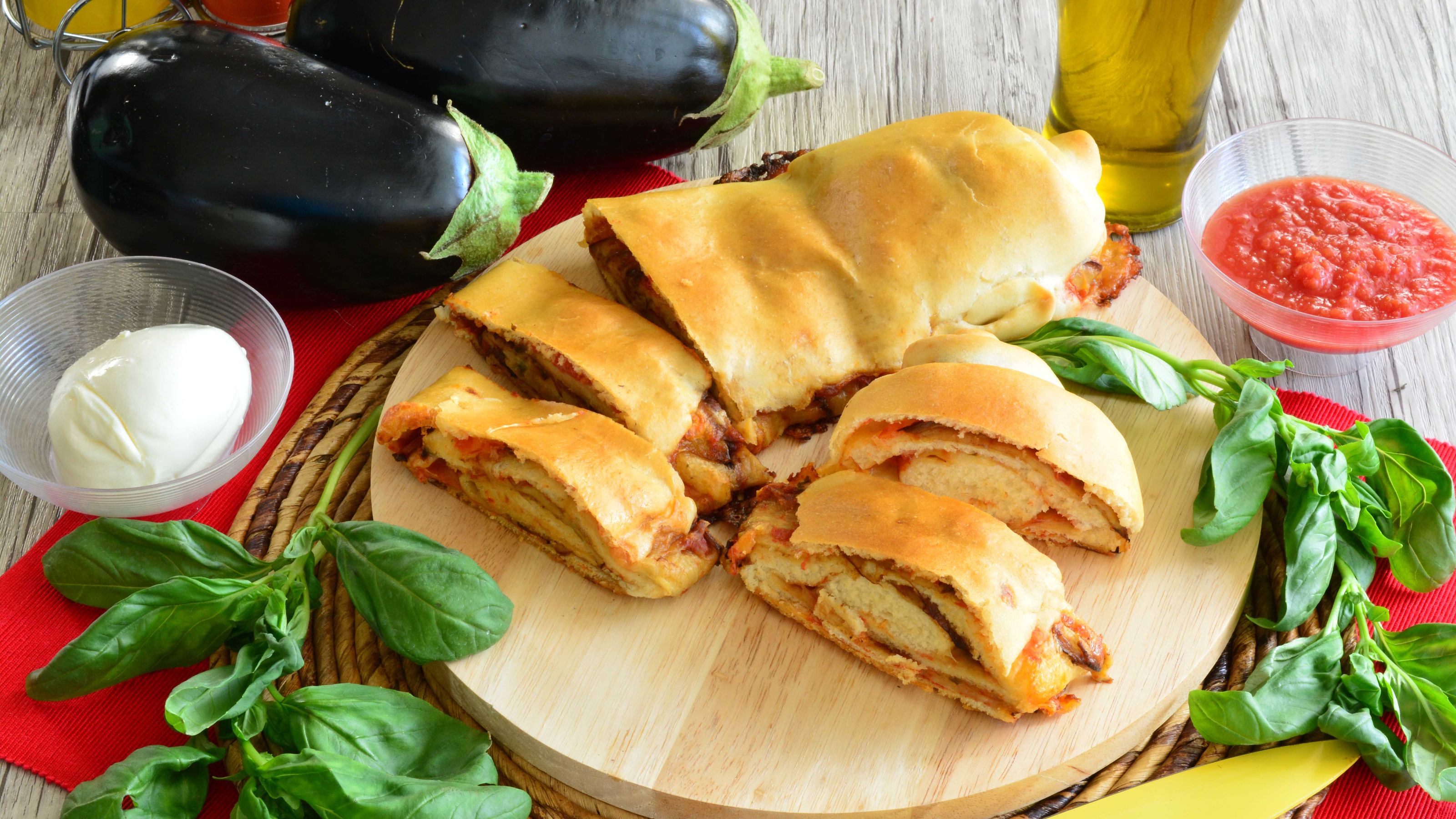 pizza arrotolata parmigiana bimbi