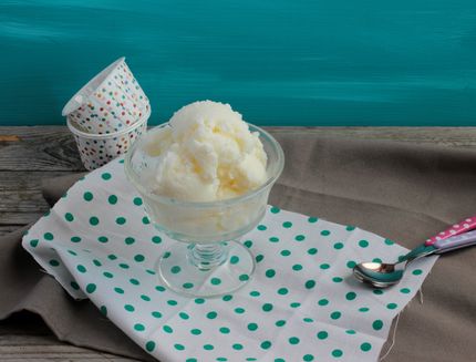 Gelato fiordilatte senza gelatiera