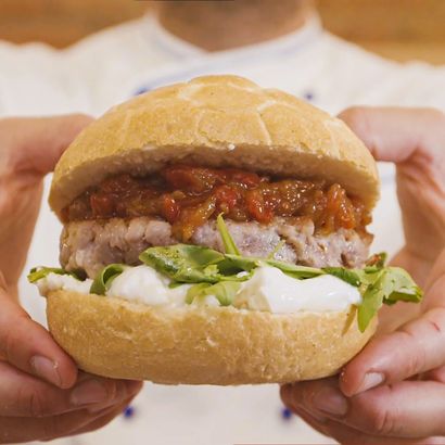 panino pescaria con friggione