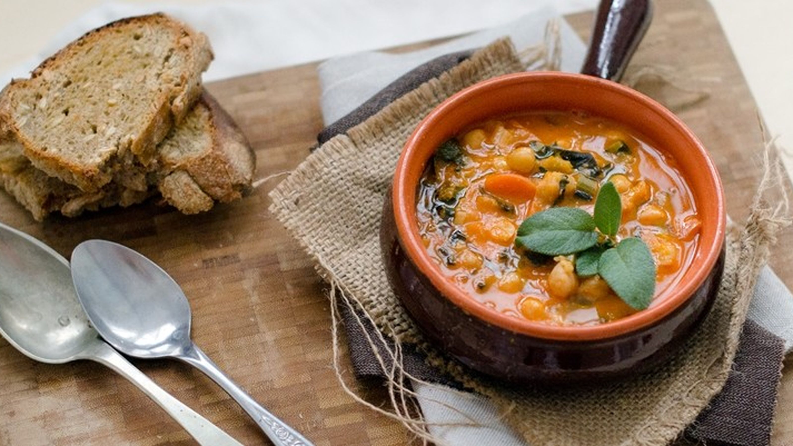 zuppa di ceci e zucca 