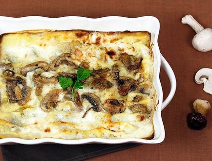 Le lasagne ai funghi