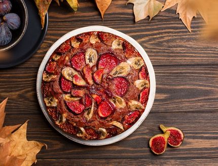 Torta fichi e banane