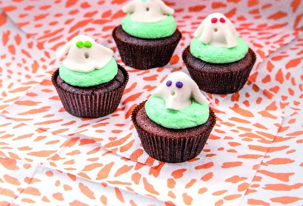 Cupcake fantasmini, per Halloween