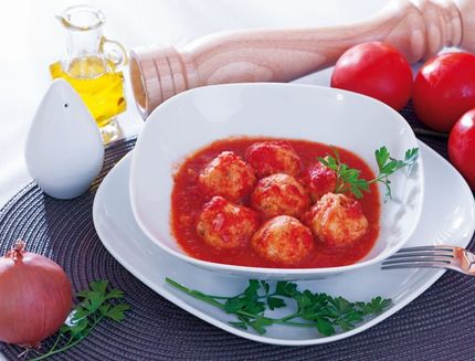 Polpette di merluzzo al sugo