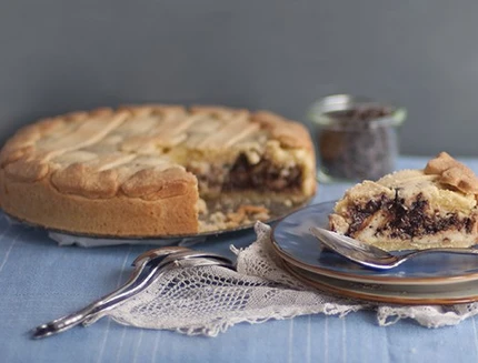 La crostata di ricotta e cioccolato