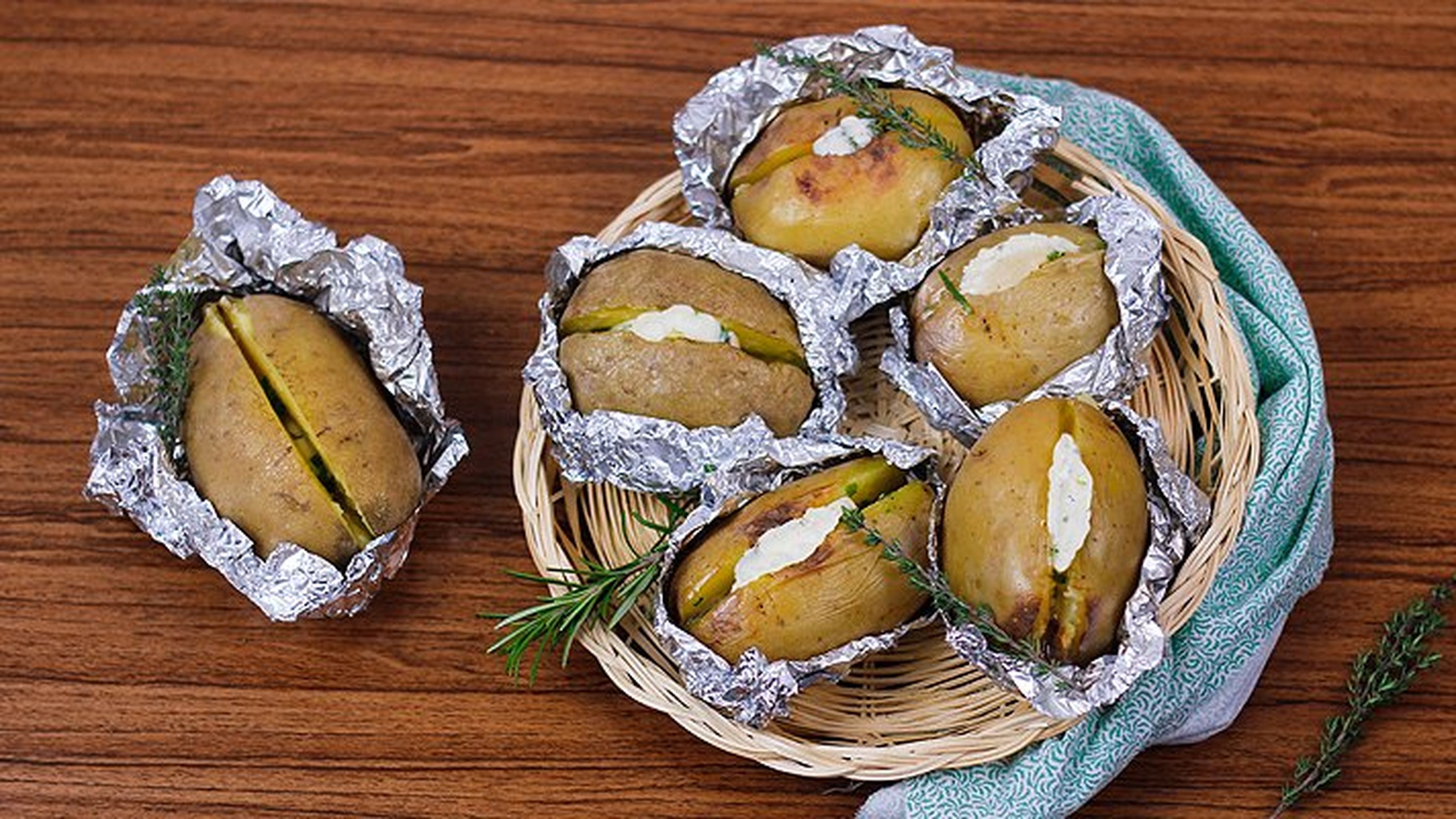Le patate al cartoccio