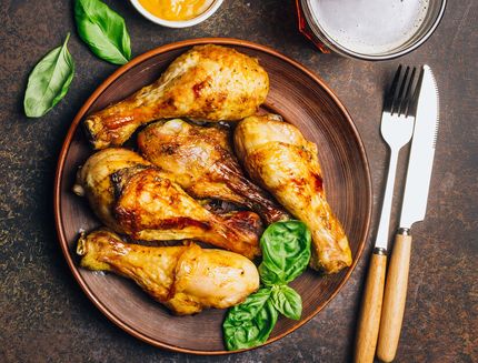 Pollo al forno con la birra