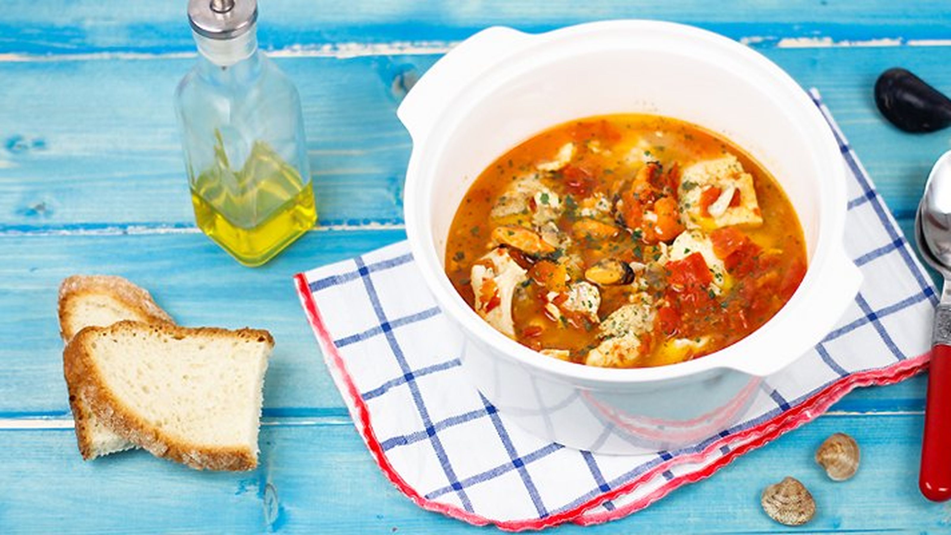 La zuppa di pesce è pronta