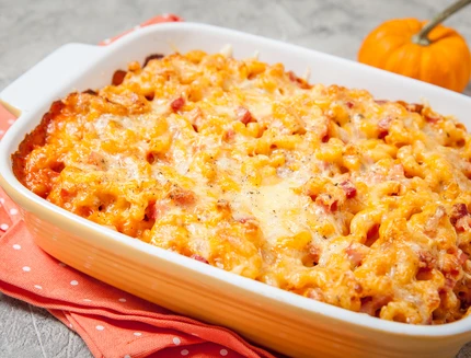 Pasta al forno con zucca e ricotta
