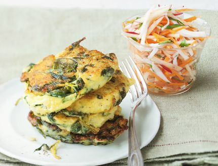 x frittelle di spinaci