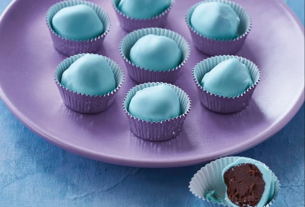 Tartufini blu al bimby