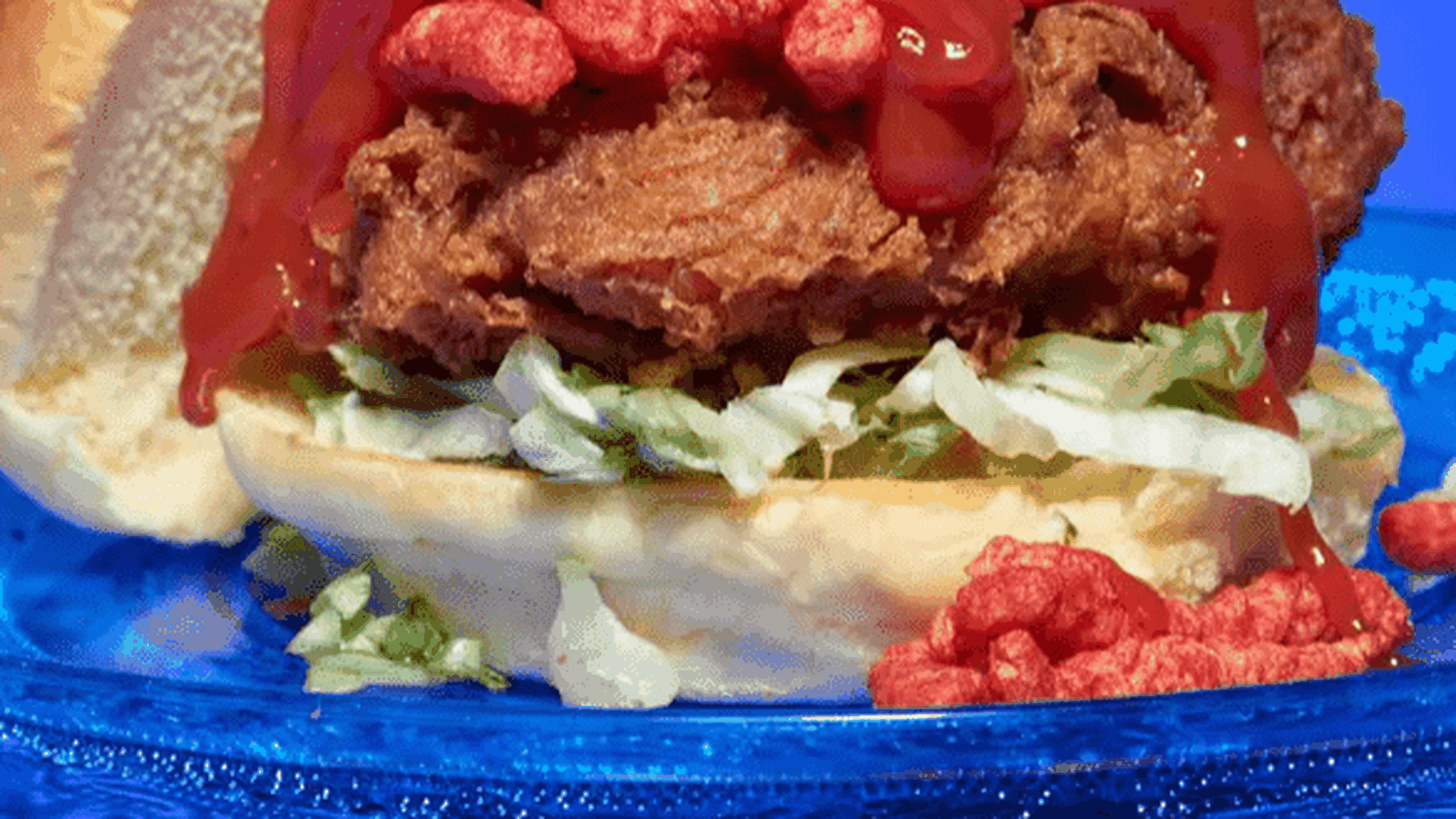 fried chicken and cheetos