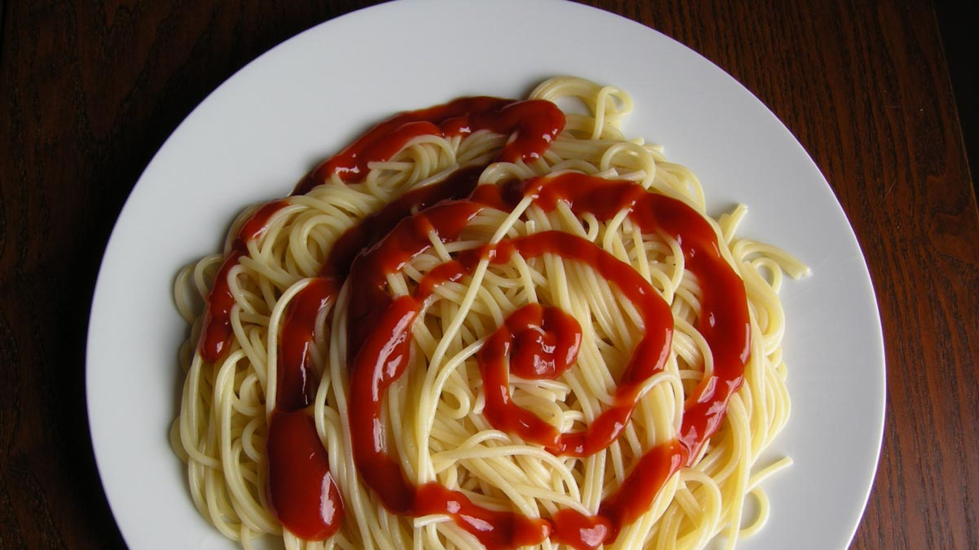 pasta con ketchup