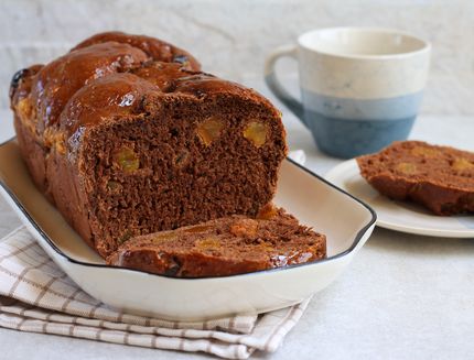 Torta cioccolato e nespole